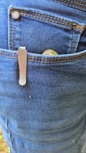 Waxed Canvas Pocketknife Slip with Titanium Clip