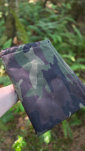 U.S. Military Wool and Woodland Camo Jr. Groundcloth