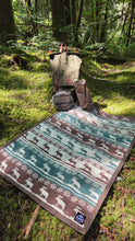 Vintage Moose Waxed Canvas Groundcloth &amp; Carry Bag Set