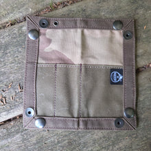 Brown Waxed Canvas EDC Travel Tray 3.0  – Everyday Carry, Field-Ready