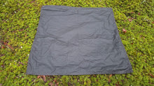 Black Waxed Canvas Groundcloth