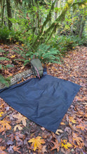 Black Waxed Canvas Groundcloth 6ft 6"