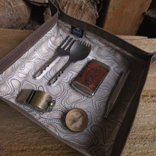 Topo Waxed Canvas Medium Travel Tray