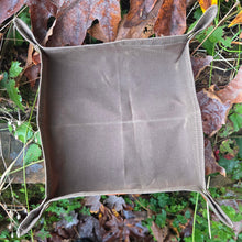 Large Orange and Brown Travel Tray