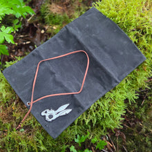 Death Bunny Waxed Canvas Roll Up Pouch