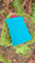 Vintage Wool Zipper Pouch with Vintage Trim