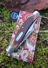 Bold Floral Pocketknife Slips in Waxed Canvas