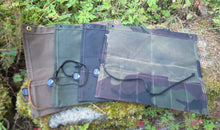 6 Pocket Waxed Canvas Pocketknife & EDC Roll