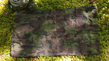 Woodland Camo Ground Cloth Waxed Canvas