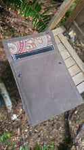 Paisley Waxed Canvas Two Snap Notebook Pouch  Built Bigger for the Trail