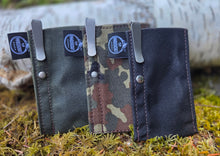 Waxed Canvas Pocketknife Slip with Titanium Clip
