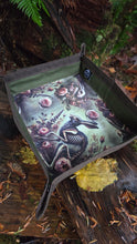 One of a Kind Bunny Skeleton Waxed Canvas Travel Tray