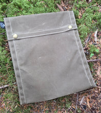 Rugged Waxed Canvas Two Snap Notebook Pouch – Built Bigger for the Trail