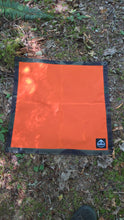 Woodland Camo and Orange Jr Groundcloth