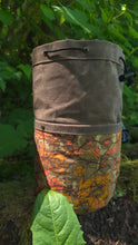 Vintage Fabric Cedar Bucket Bag