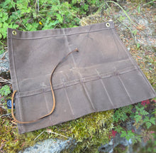 6 Pocket Waxed Canvas Pocketknife & EDC Roll