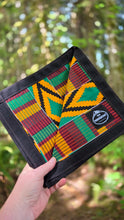 Junior Waxed Canvas Groundcloth – Black with Geometric Wax Print Lining