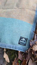 Jr Groundcloth – Slate Waxed Canvas & Wool Combo