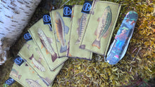Vintage Robert Kaufman Fish Knife Slip Handmade Waxed Canvas Pocketknife Sleeve Upstream