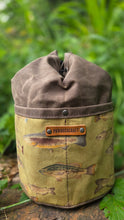 Fresh Water Fish Medium Cedar Bucket Bag