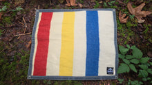 Mid Century JCPenney Wool Camp Blanket Jr. Ground cloth Slate Waxed Canvas