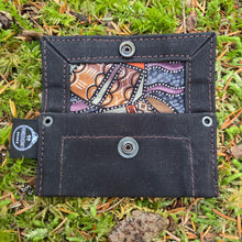 Black Waxed Canvas Tiny Pouch for Dice, Fire Kits or Wallet