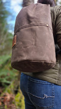 Big Waxed Canvas Cedar Bucket Bag – Weekend-Ready Gear Tote Brown