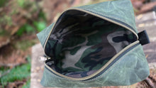 Waxed Canvas Grooming Bag – Built for the Trail, the Truck, and the Cabin - Vintage Woodland