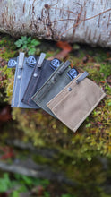 Waxed Canvas Pocketknife Slip with Titanium Clip