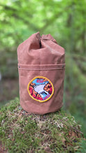 Waxed Canvas Cedar Bucket Bag with Vintage BSA Patch