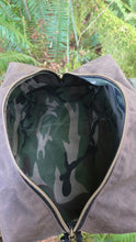 Vintage Woodland Lined Waxed Canvas Duffle