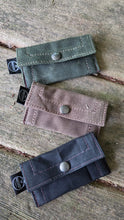 Waxed Canvas Tiny Pouch for Dice, Fire Kits or Wallets Vintage Camo Edition