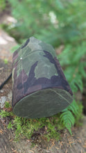 Woodland Camo Cedar Bucket Bag with Outside Pockets Limited Edition