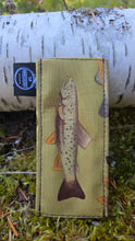 Vintage Robert Kaufman Fish Knife Slip Handmade Waxed Canvas Pocketknife Sleeve Upstream