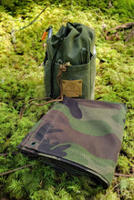Woodland Camo Ground Cloth Waxed Canvas
