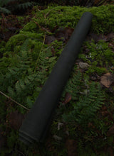 roll of green waxed canvas