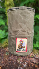 XL Cedar Bucket Bag | Tan Waxed Canvas | Official Smokey Bear Patch