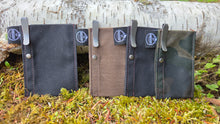 Waxed Canvas Pocketknife Slip with Titanium Clip