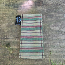 Plaids and Stripes Tiny Pocketknife Bag Slip in Waxed Canvas