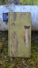 Vintage Robert Kaufman Fish Knife Slip Handmade Waxed Canvas Pocketknife Sleeve Upstream