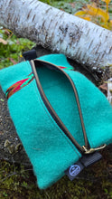 PNWBUSHCRAFT Vintage Wool Zipper Pouch with Trim