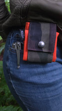 Orange Waxed Canvas Foraging Bag, Hip Pouch Collection by PNWBUSHCRAFT