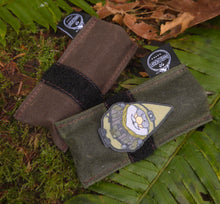 Patch Panel Pocketknife Slip – Double-Layered Waxed Canvas