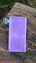 Purple Pocketknife Slips in Waxed Canvas