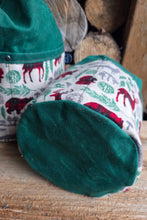 Flannel Forest Cedar Bucket Bags – Small, Medium, and Large