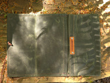 Canvas Roll Up Pouch with Vintage Woven Trim