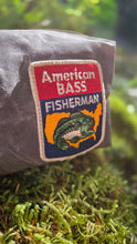 Vintage American Bass Fisherman Waxed Canvas Grooming Bag