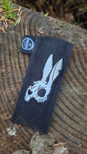 Death Bunny Waxed Canvas Pocketknife Slip Two Sizes Compact, Rugged, and Ready for Anything
