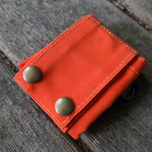 Orange Waxed Canvas Foraging Bag, Hip Pouch Collection by PNWBUSHCRAFT