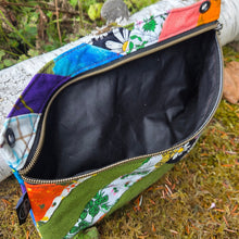 One of a Kind Vintage Crazy Quilt Zipper Pouch